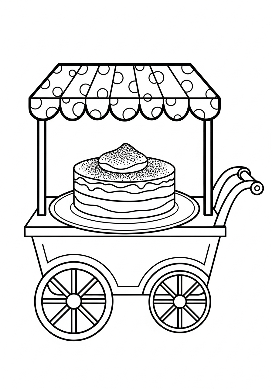 disegni da colorare per bambini pdf tiramisu