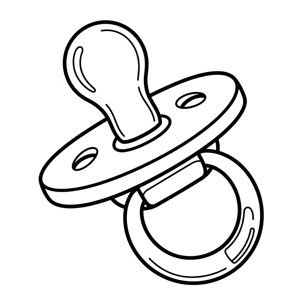 Ciuccio da colorare thumbnail