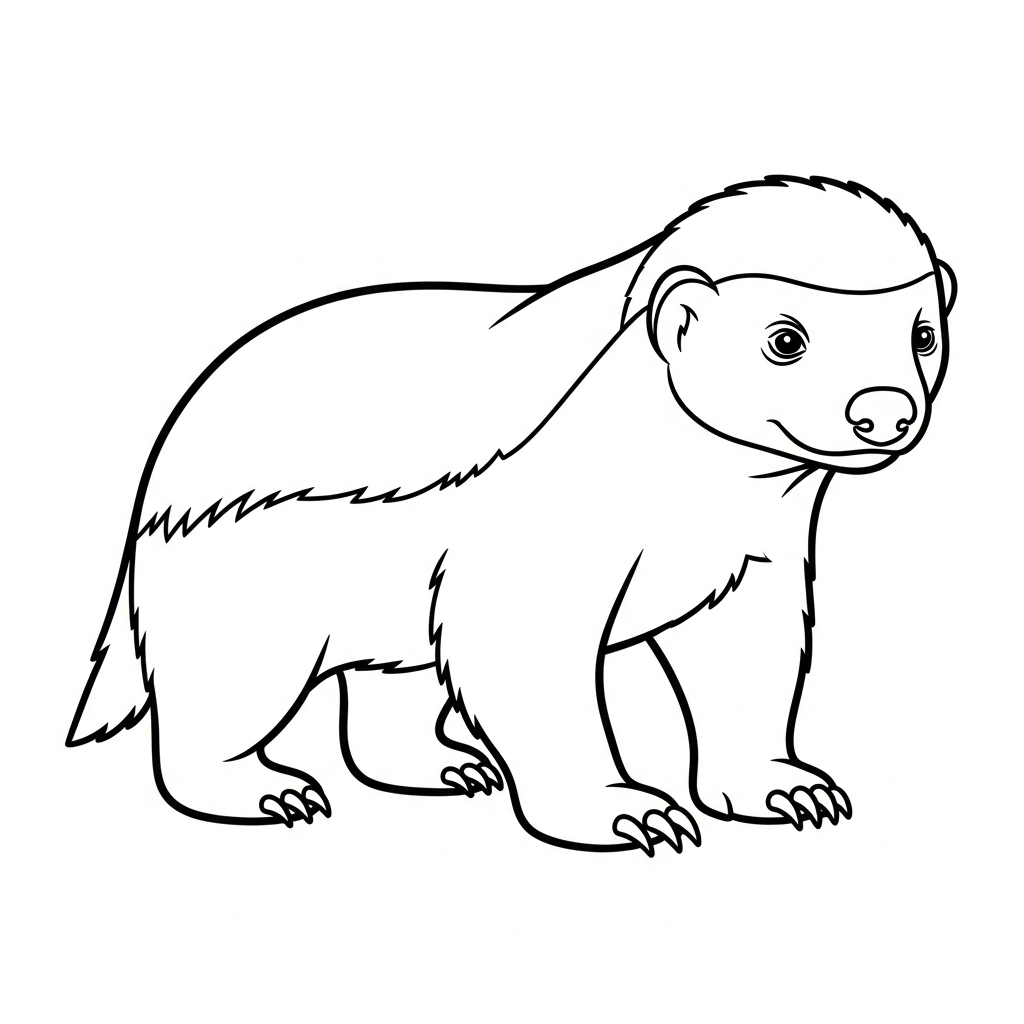 Tasso del miele da colorare thumbnail