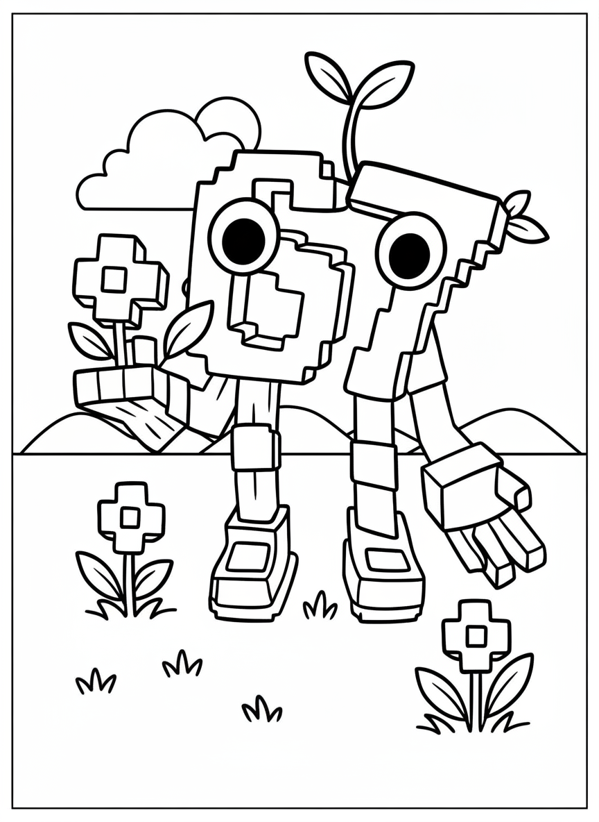 disegni di 67 Brainrot da colorare e stampare gratis 1