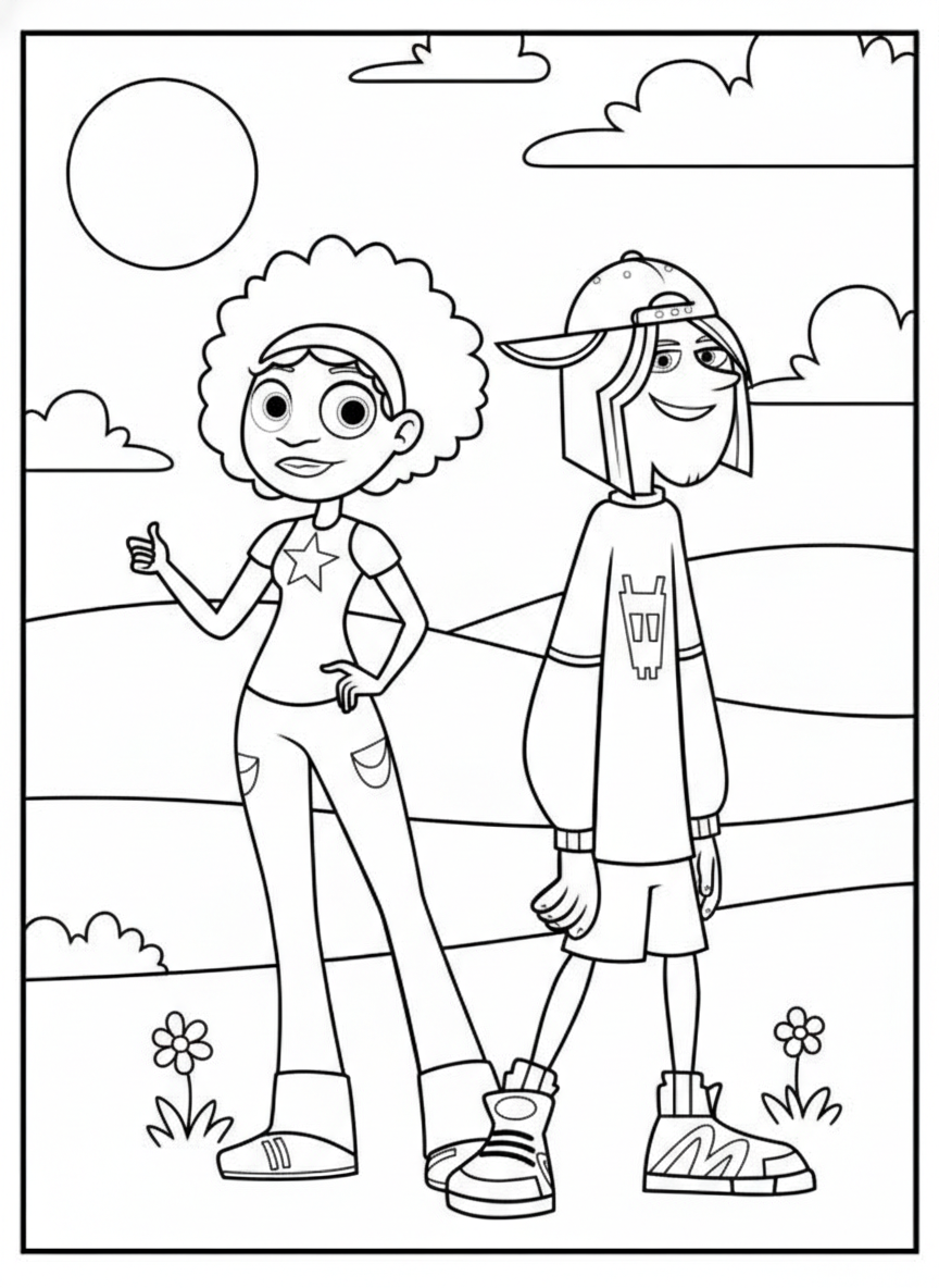 foto di Wild Kratts da colorare