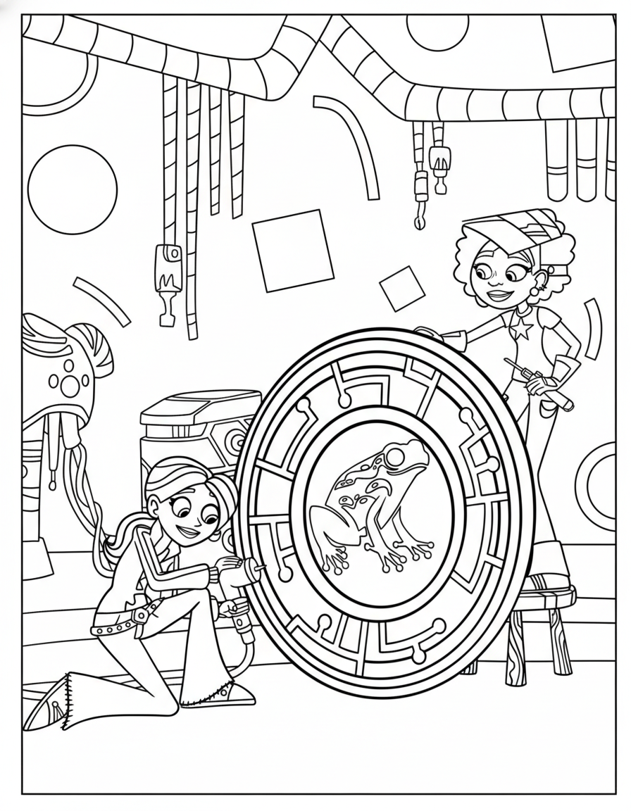 Wild Kratts da colorare per bambini 1