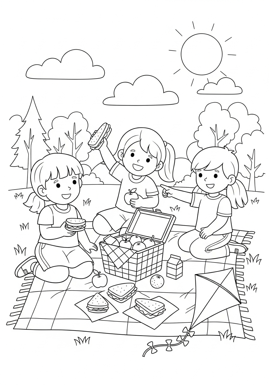 amicizia da colorare