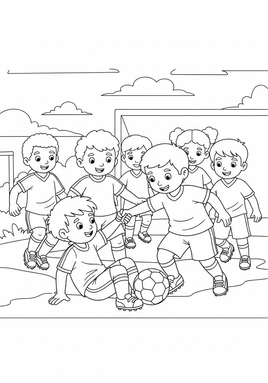 disegno amicizia da colorare 1