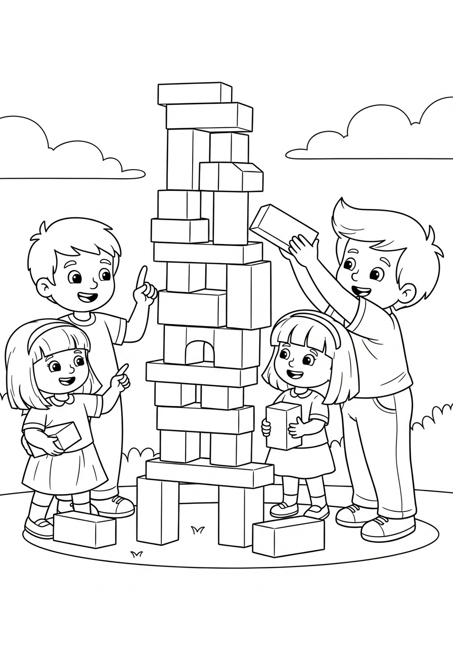 immagini da colorare di amicizia