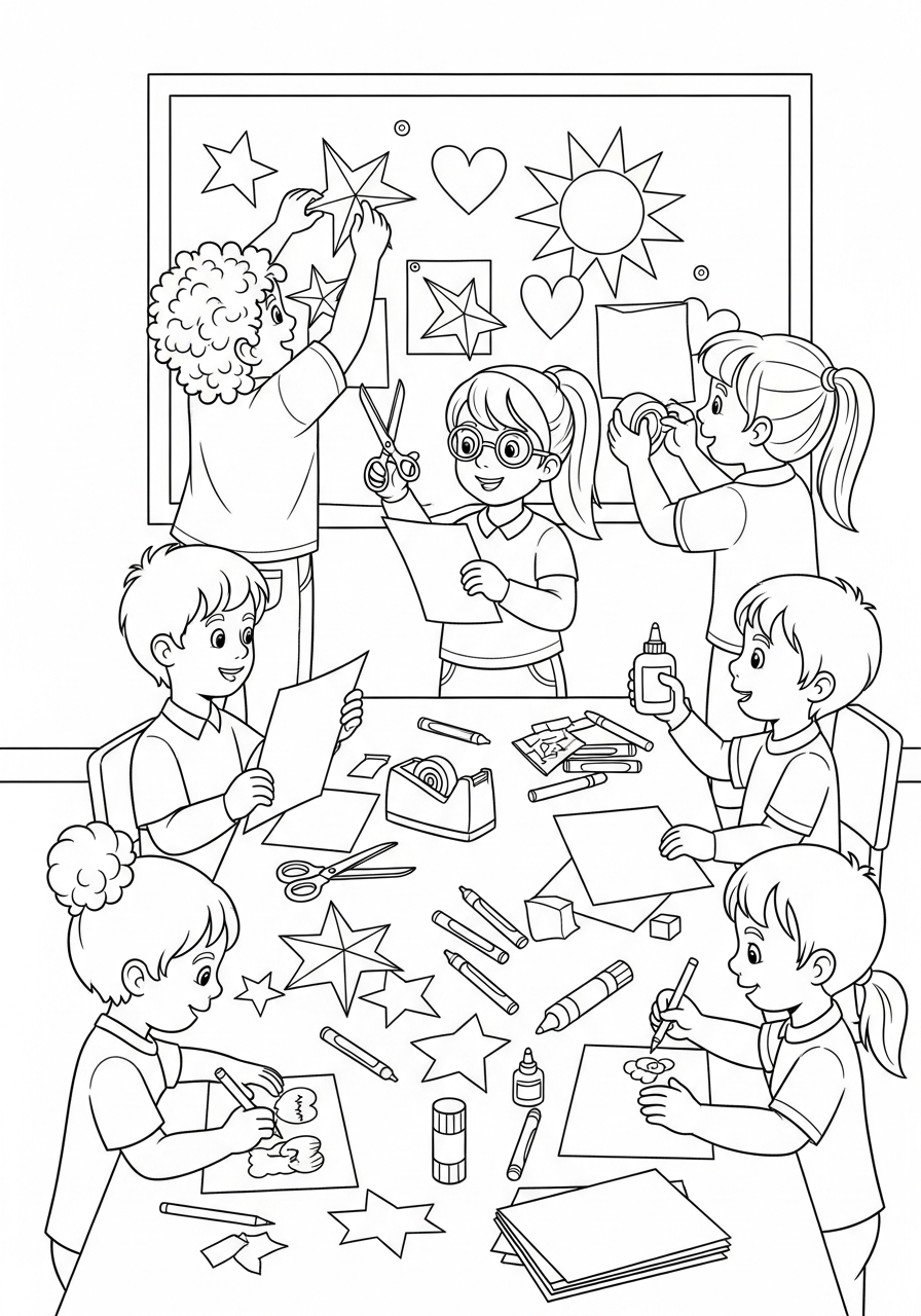 disegno amicizia da colorare