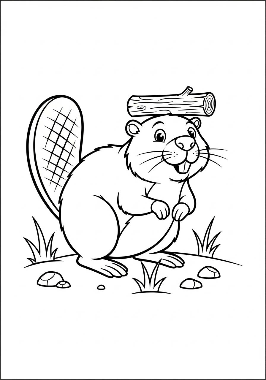 Castoro 10 disegni castoro da colorare