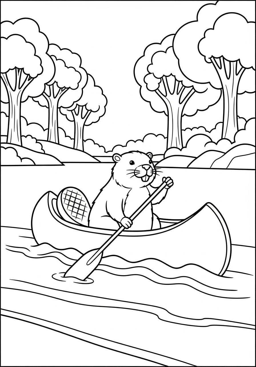 Castoro 9 disegni da colorare gratis castoro