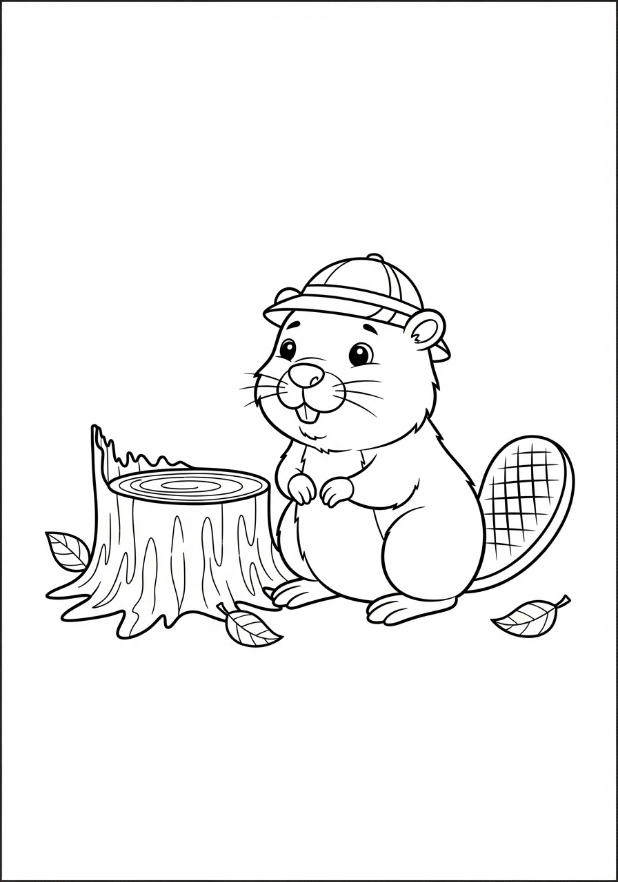 Castoro 19 immagini di castoro da colorare e stampare