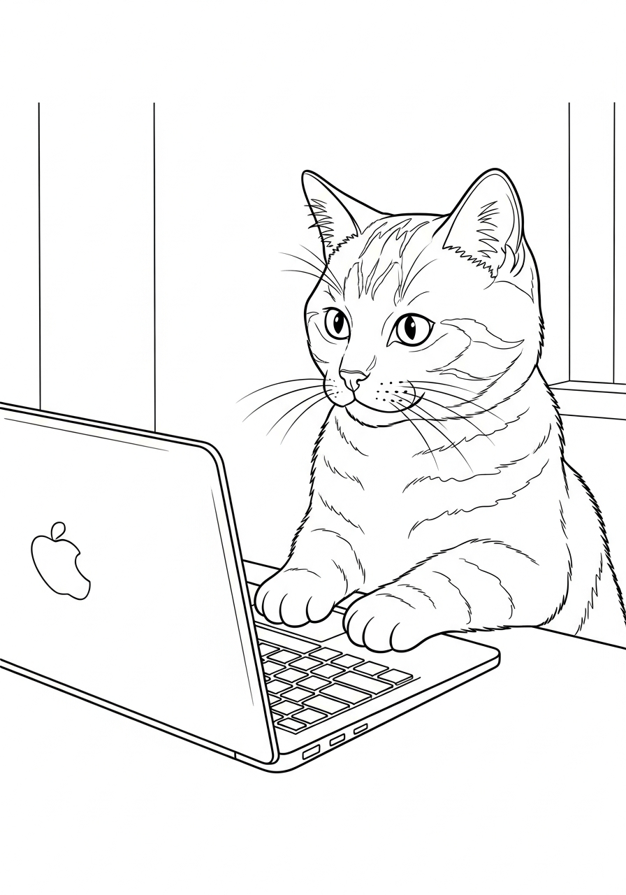 Computer 7 computer da colorare per bambini