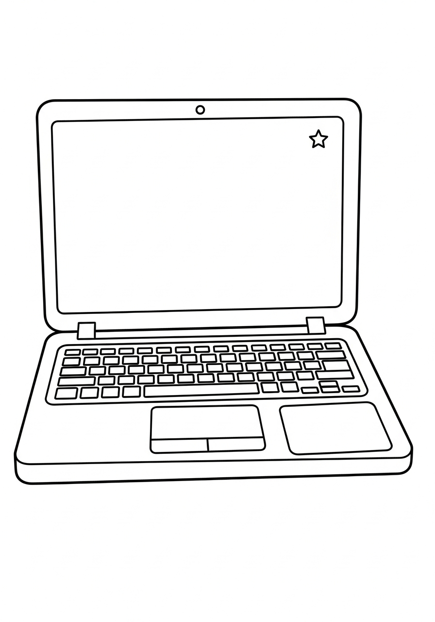 Computer 16 computer da colorare e stampare a4