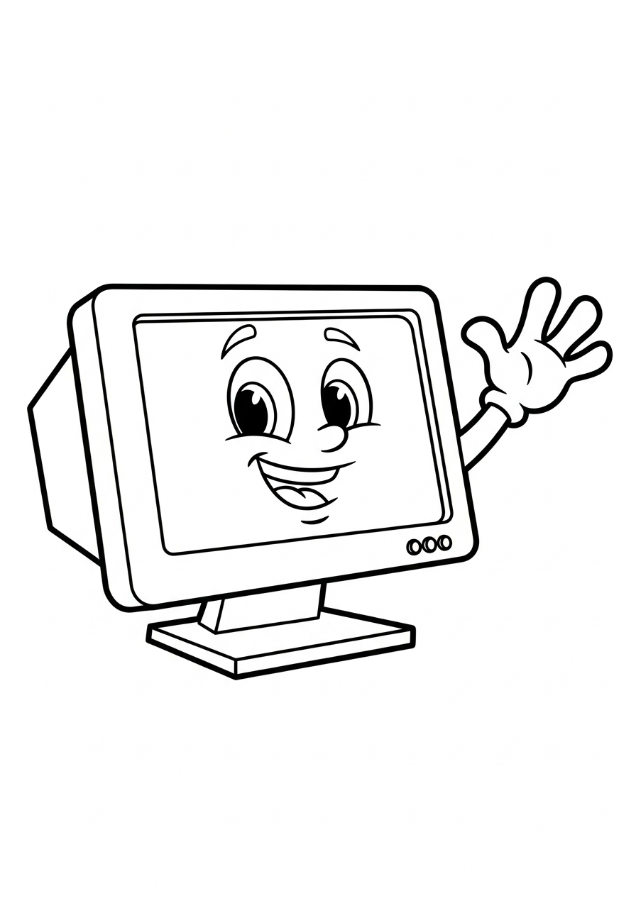 Computer 15 computer da colorare pdf gratis