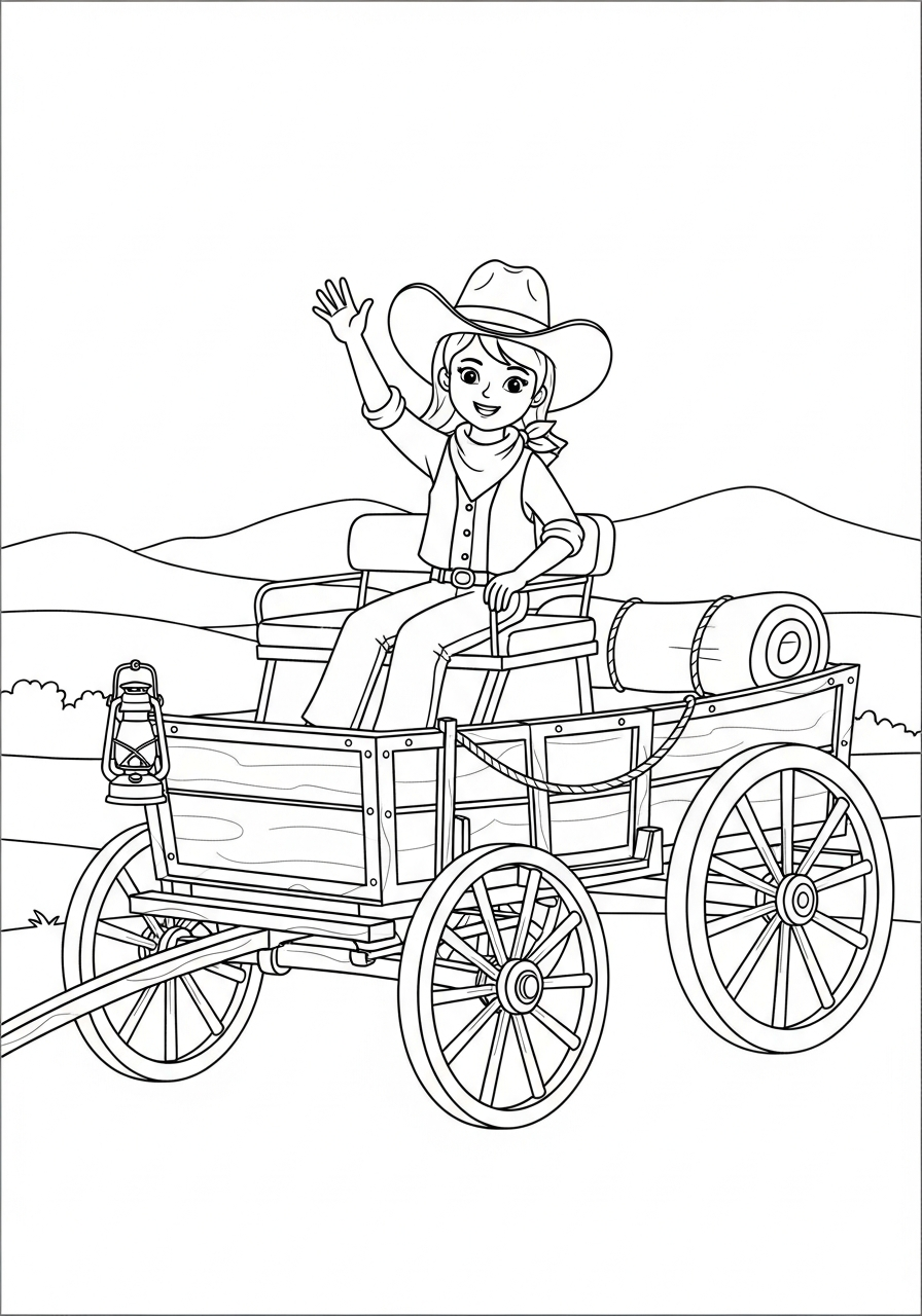 Cowgirl 19 cowgirl da colorare e stampare gratis