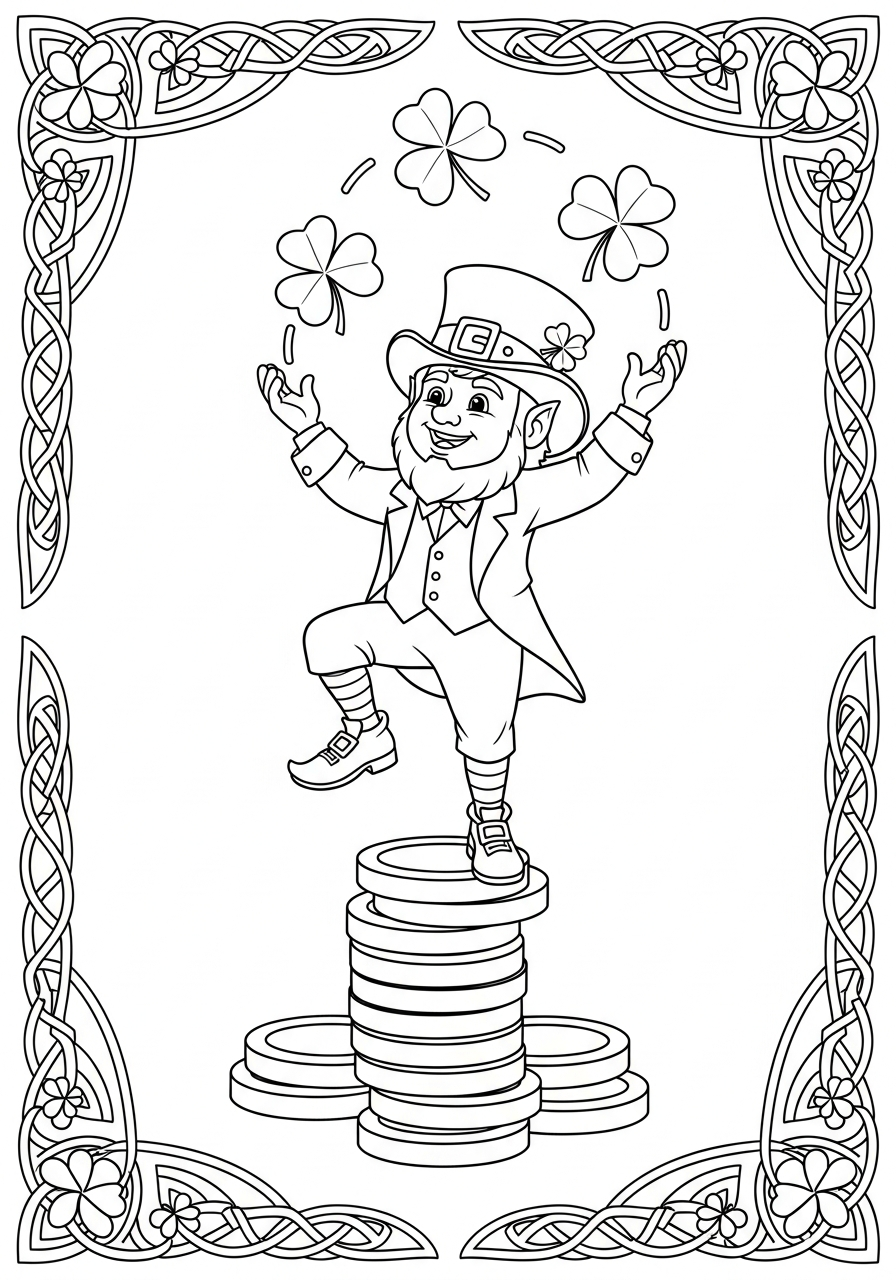 immagini da colorare folletto gratis