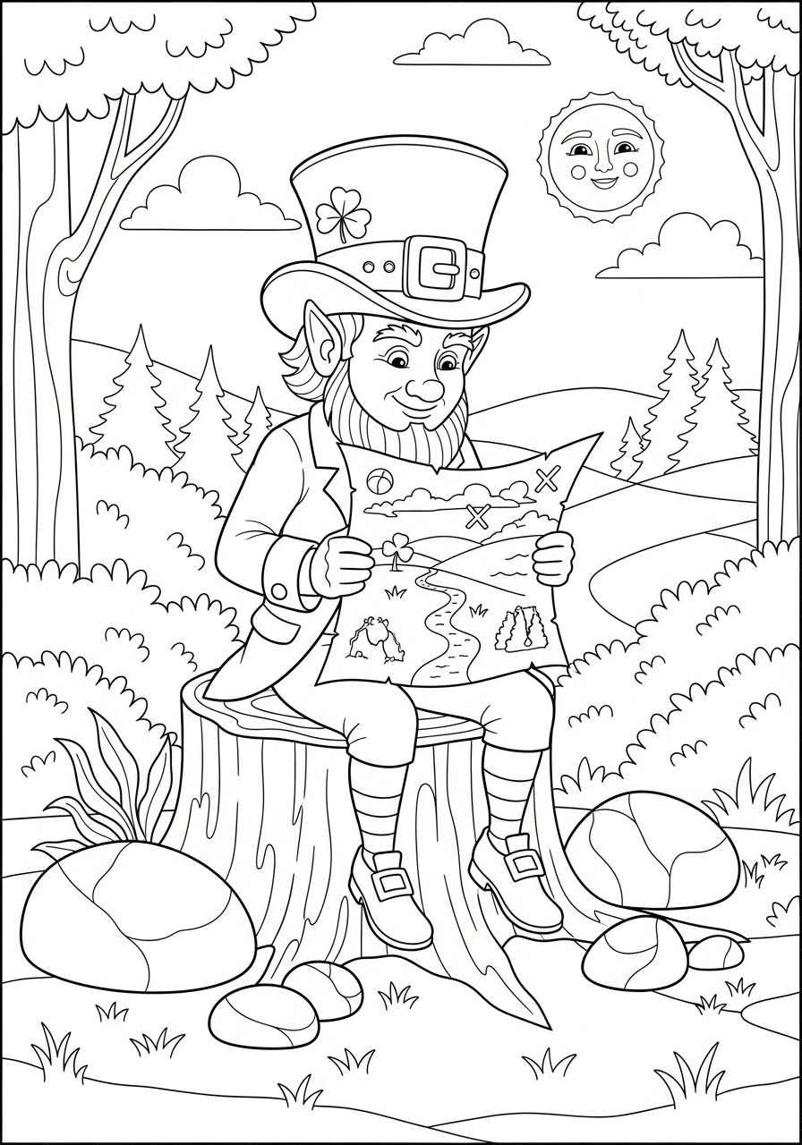 folletto disegni da colorare per bambini maschi 1