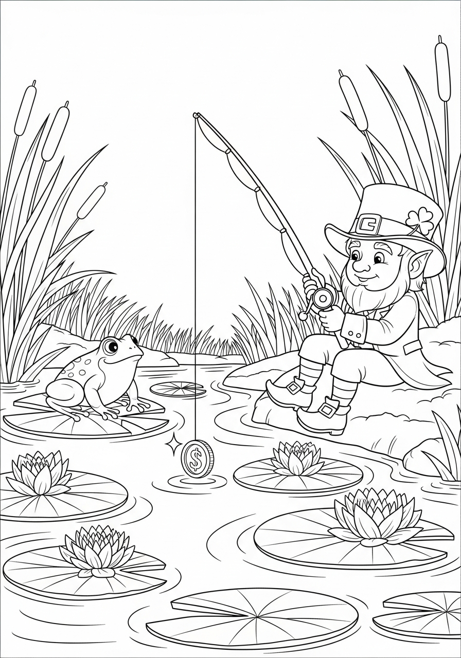 folletto disegni da colorare per bambini maschi