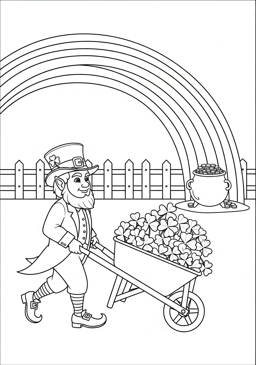 disegni di folletto da colorare e stampare gratis