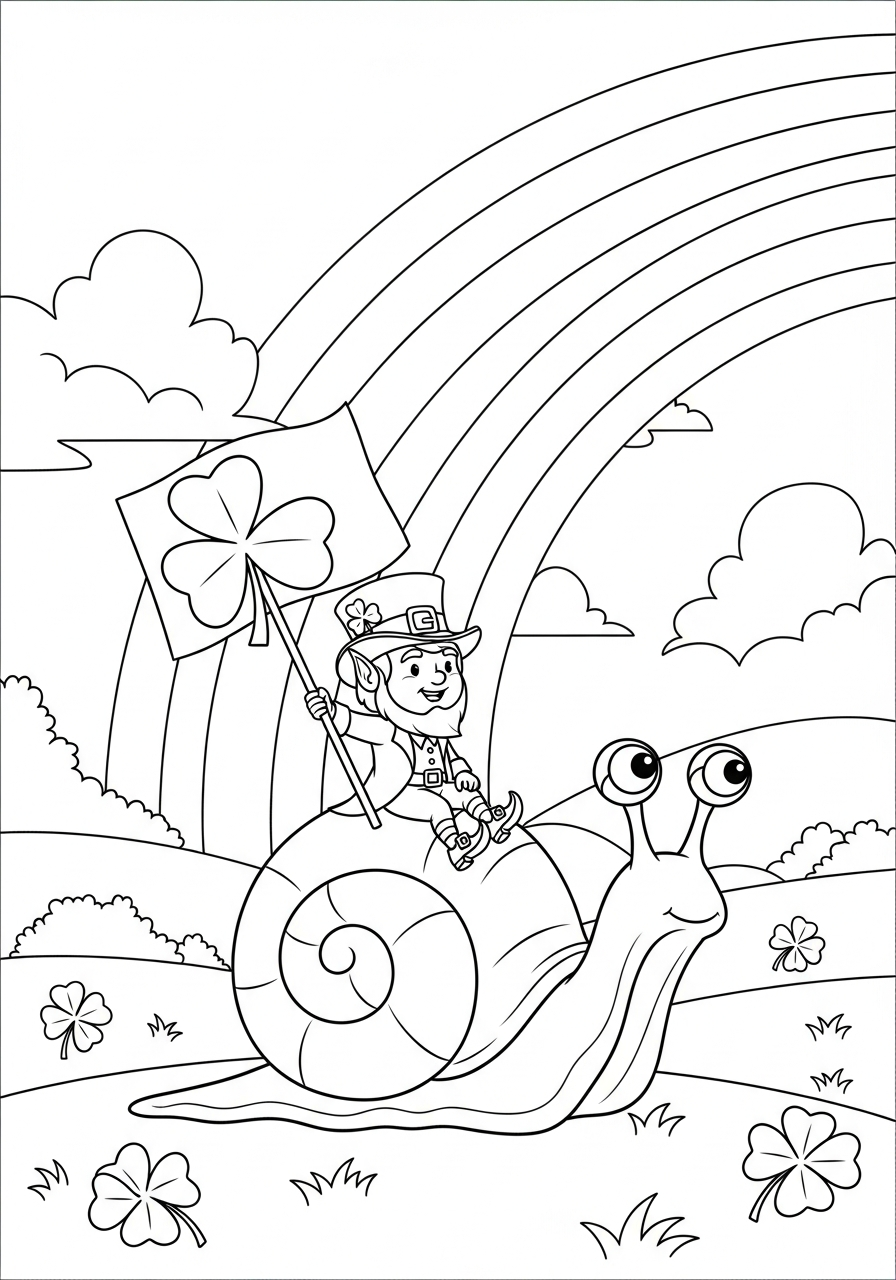 disegni di folletto da colorare e stampare gratis 1