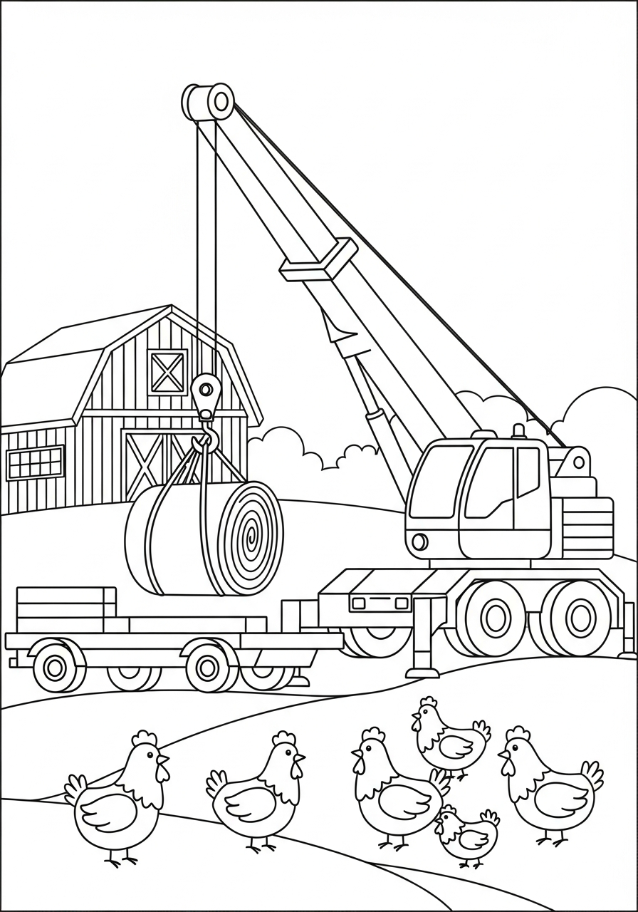 immagini da colorare di gru