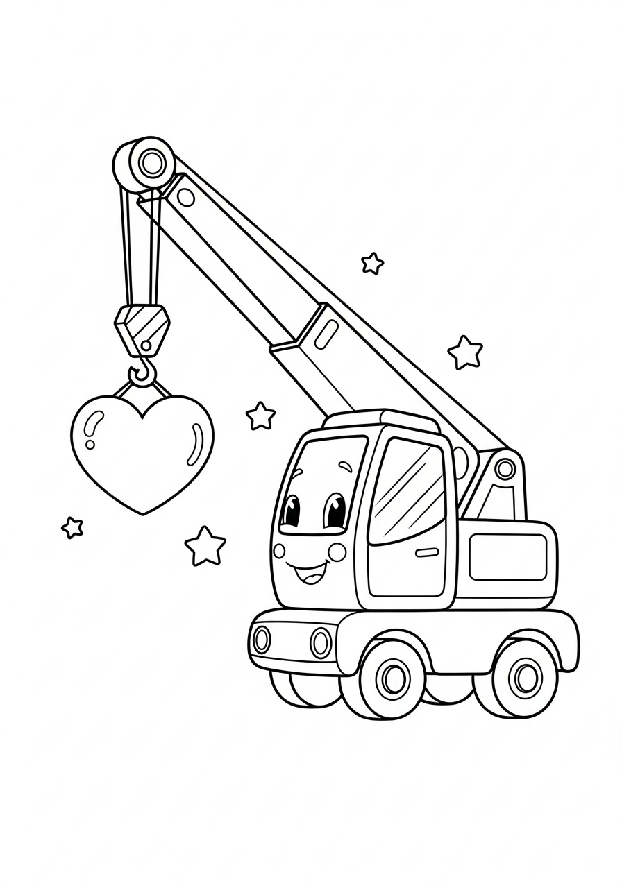 immagine gru da colorare