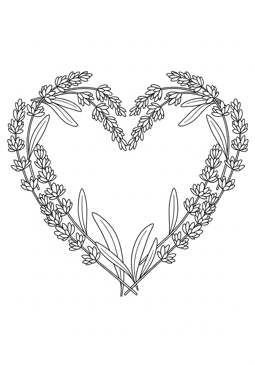 Lavanda 6 lavanda da colorare pdf