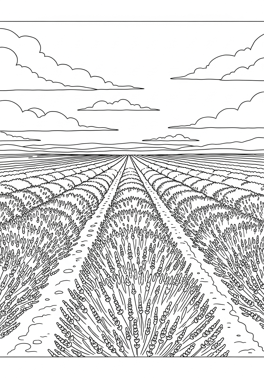 Lavanda 17 disegni da stampare e colorare lavanda