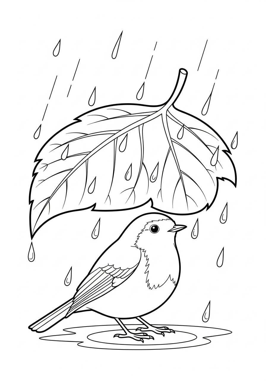 disegni pettirosso da colorare online