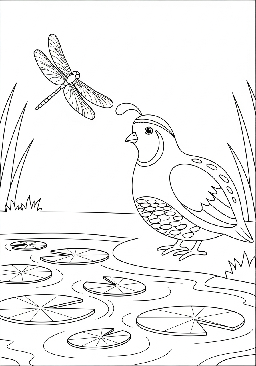 Quaglia 9 immagini da colorare quaglia gratis