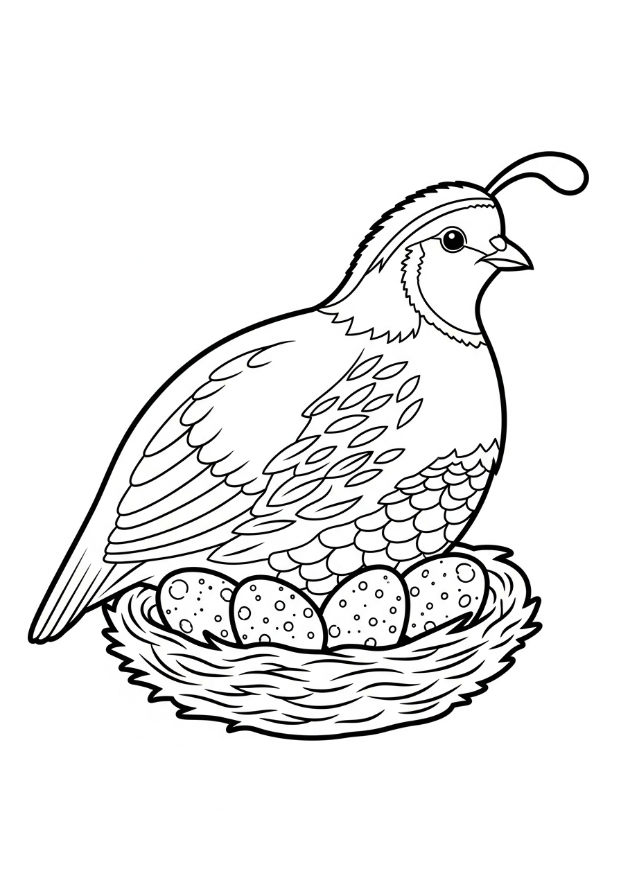 Quaglia 17 disegni di quaglia da colorare e stampare gratis