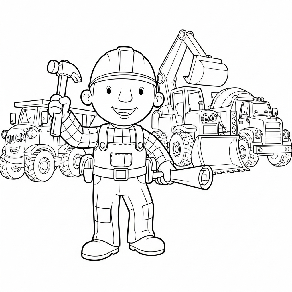 Bob Aggiustatutto da colorare thumbnail