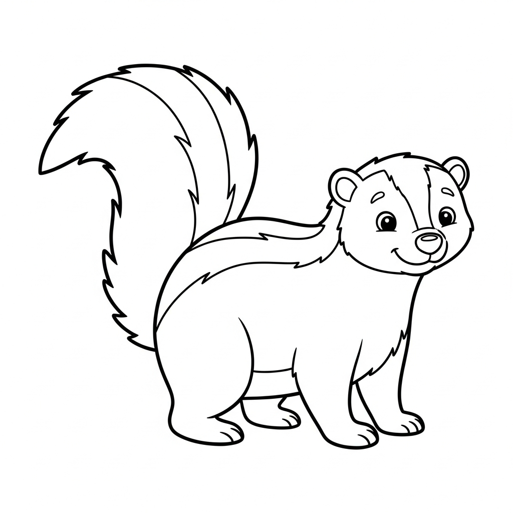 Puzzola da colorare thumbnail