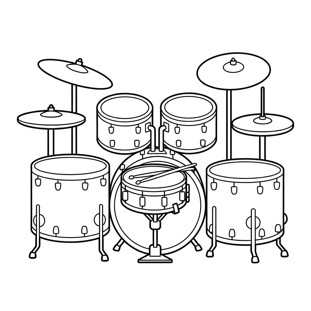 Batteria da colorare thumbnail