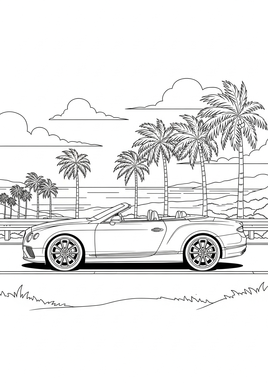 disegni di Bentley da colorare