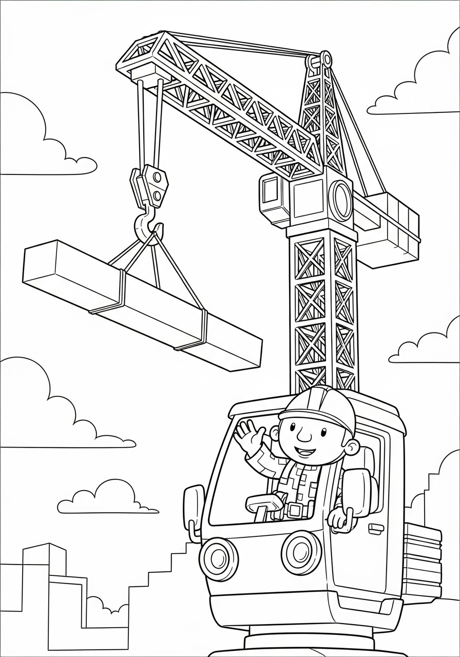 disegni Bob Aggiustatutto da colorare