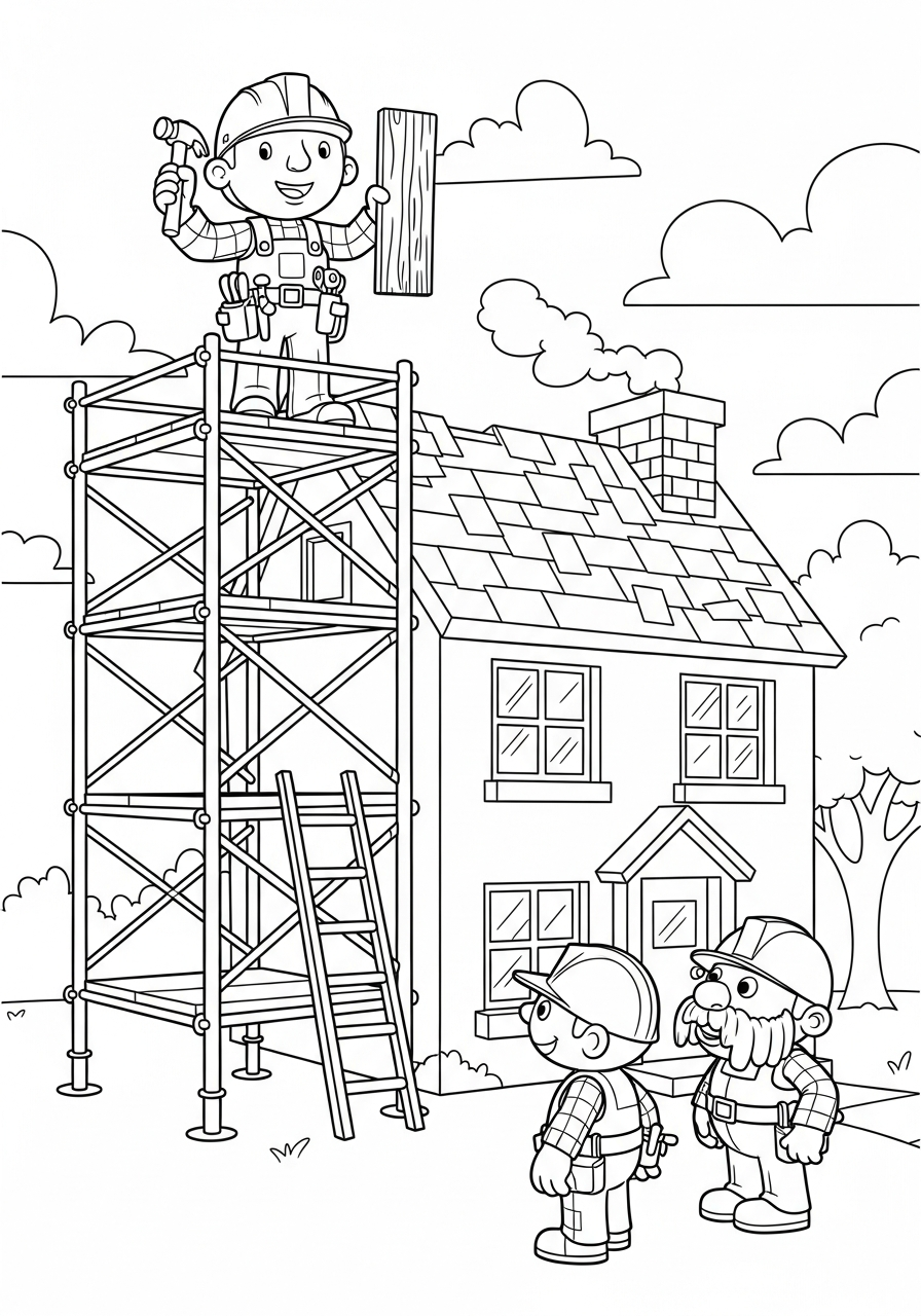 immagine di Bob Aggiustatutto da colorare