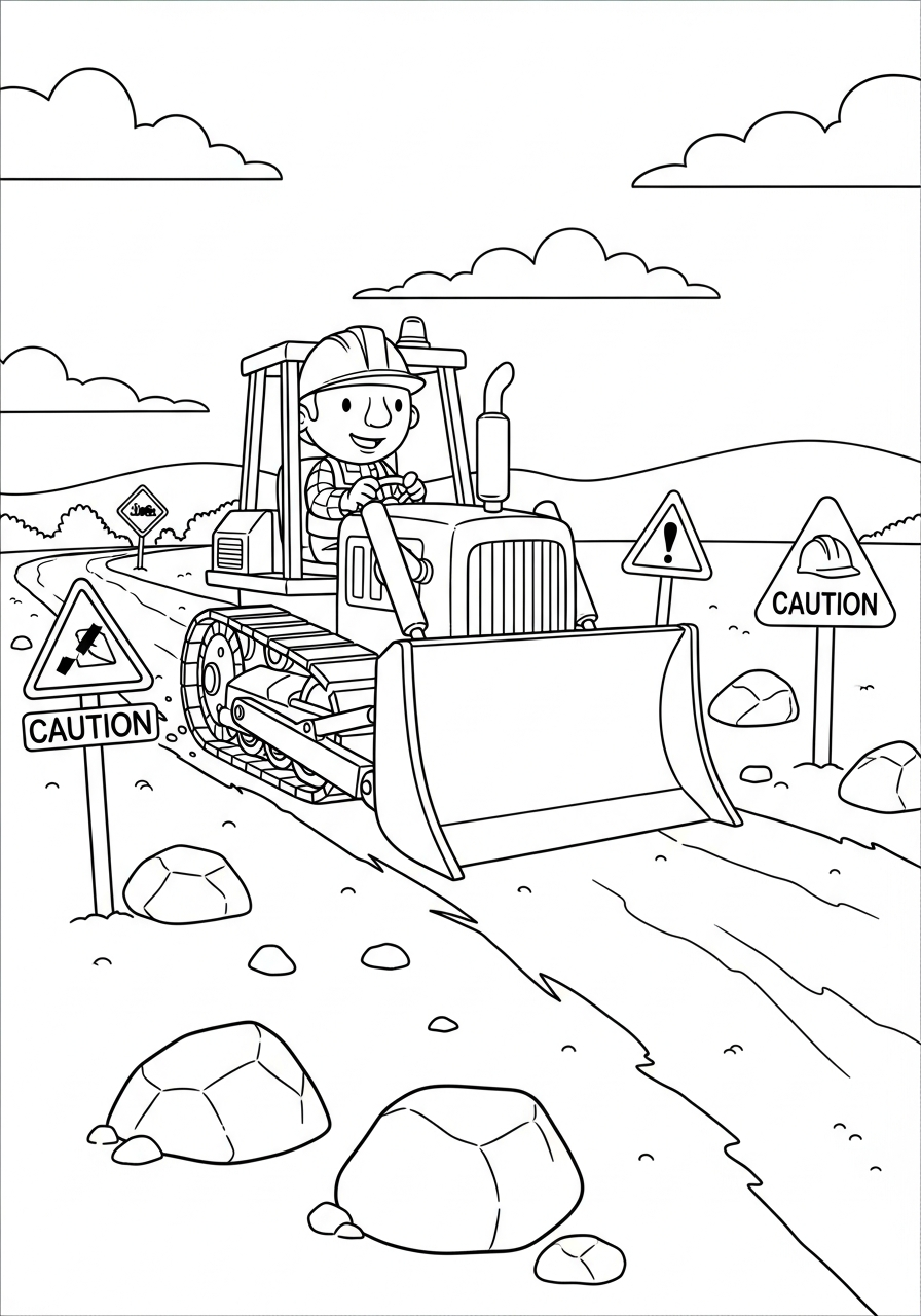 Bob Aggiustatutto da colorare facile