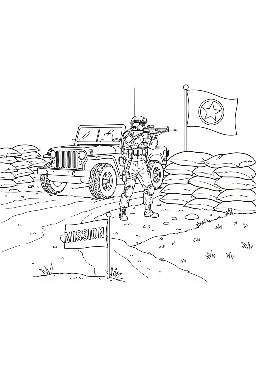 disegni Call of Duty da colorare pdf