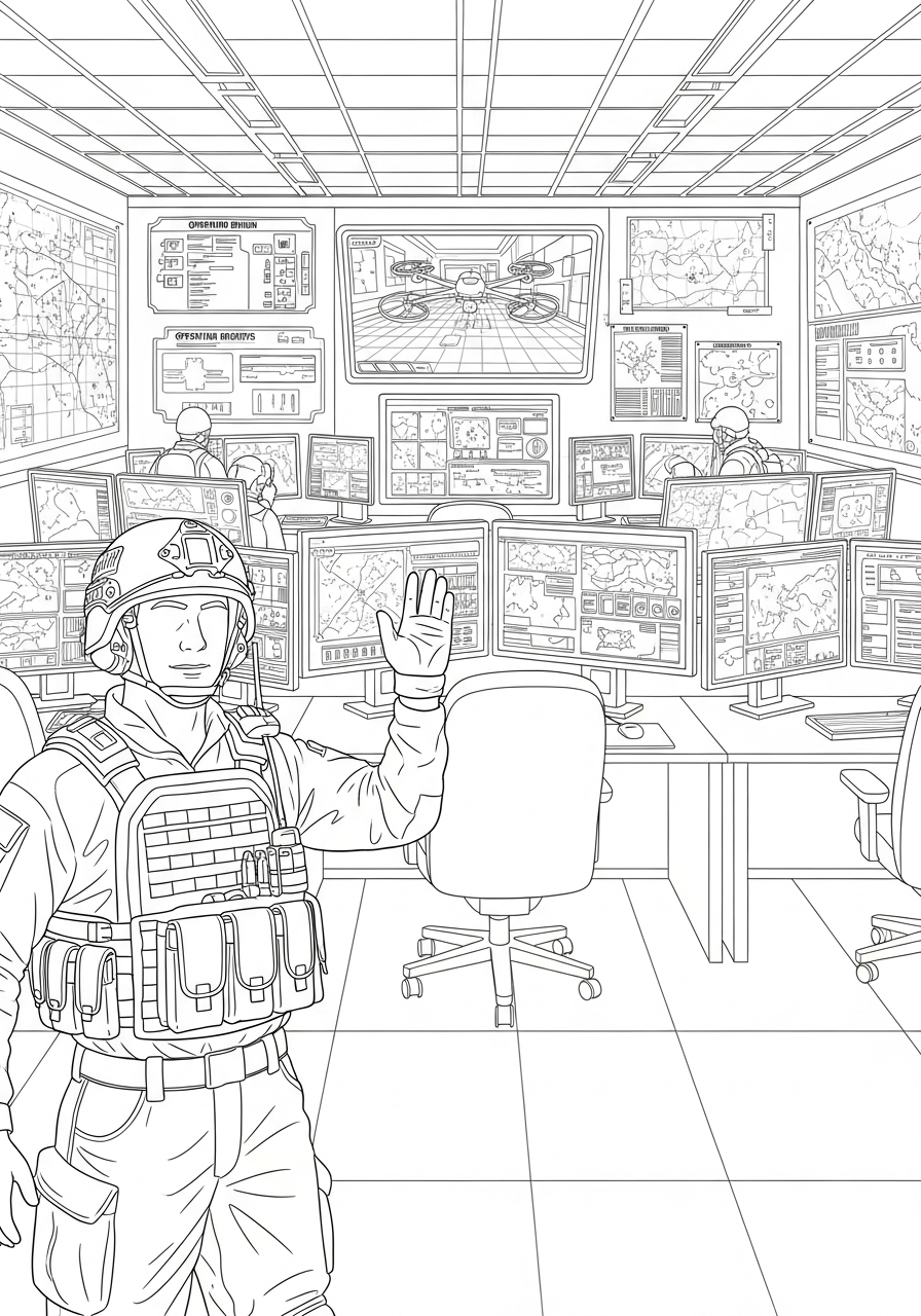 disegni Call of Duty da colorare gratis