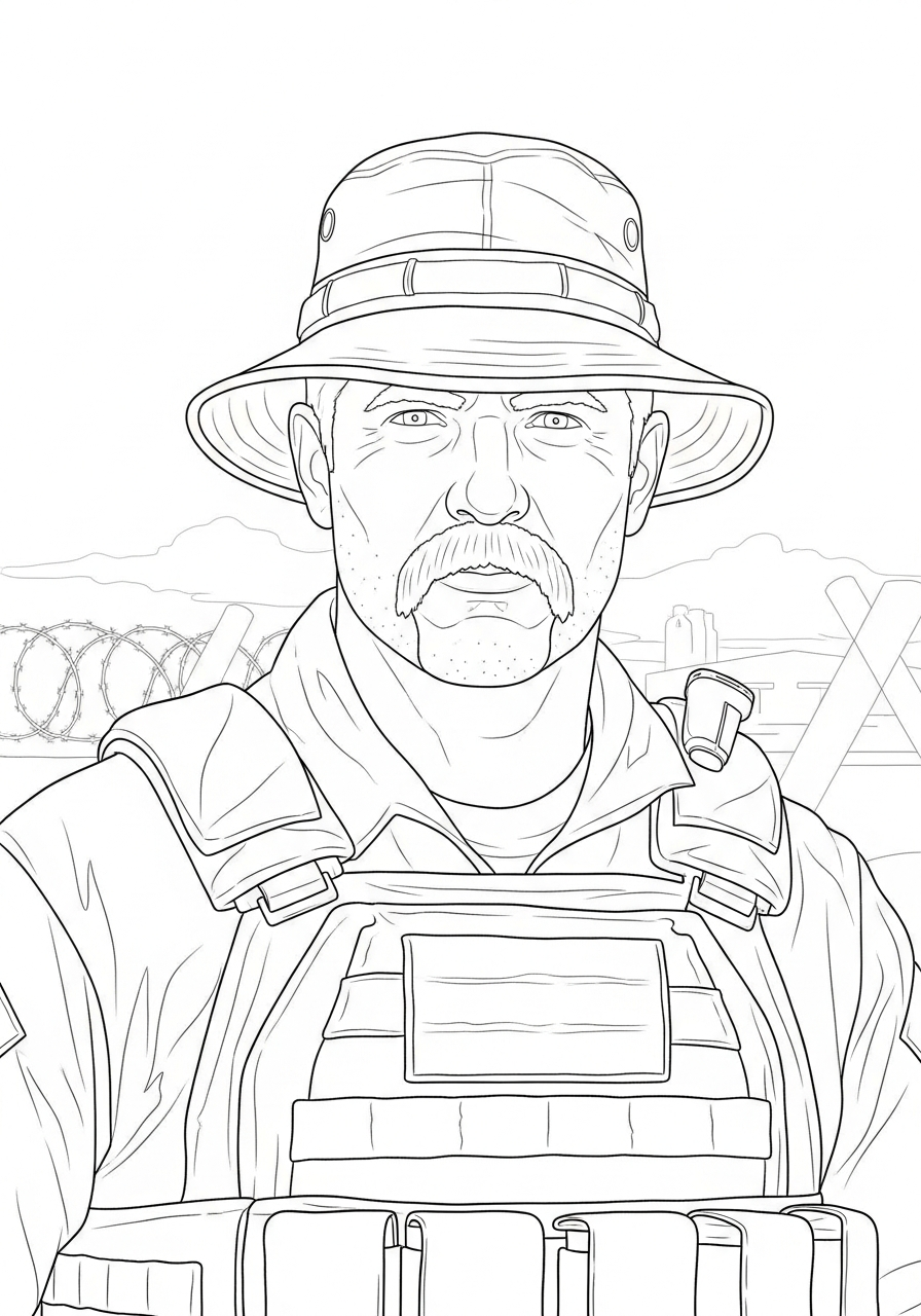 Call of Duty da colorare a4 1