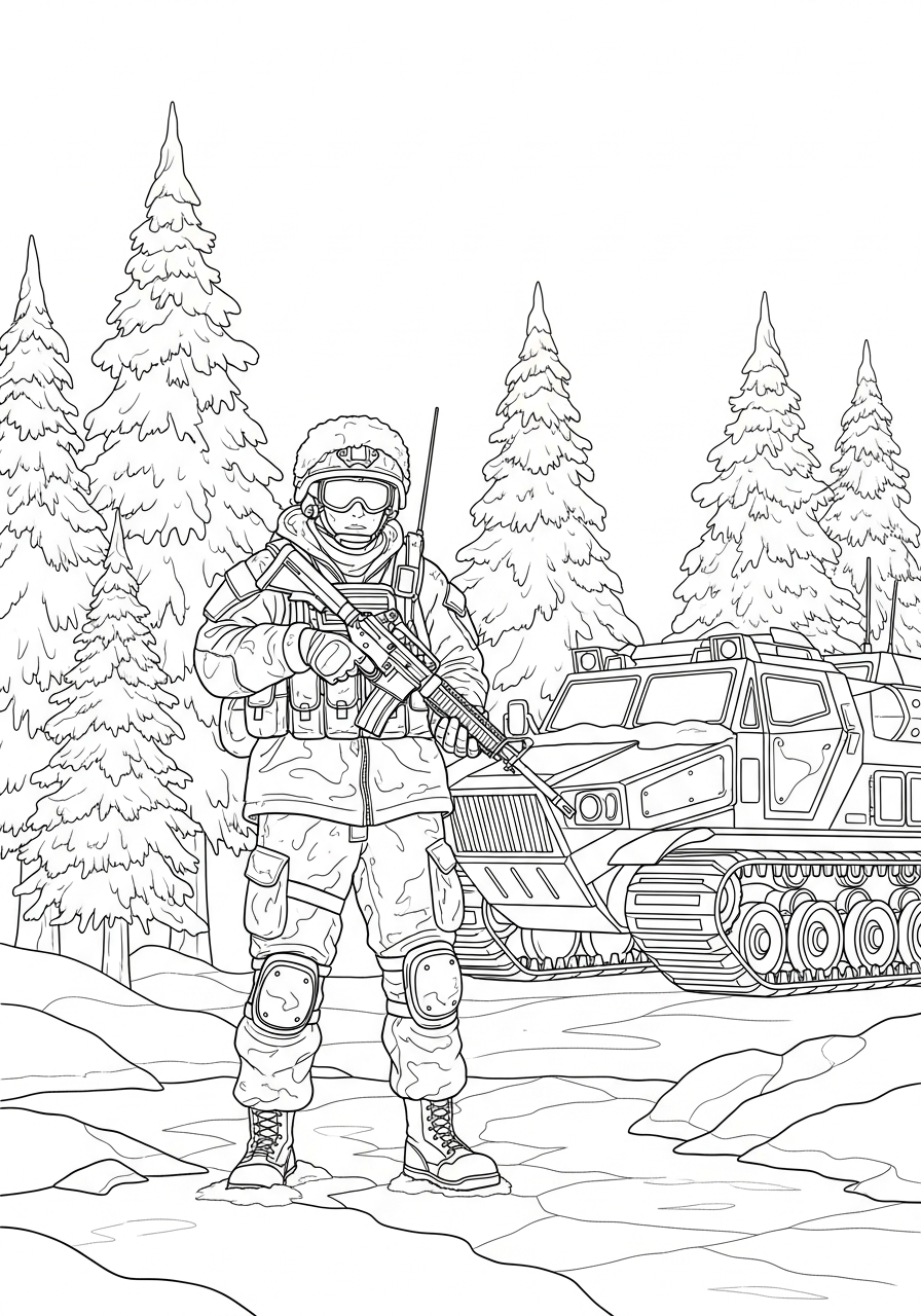 da colorare Call of Duty disegno facile bambini