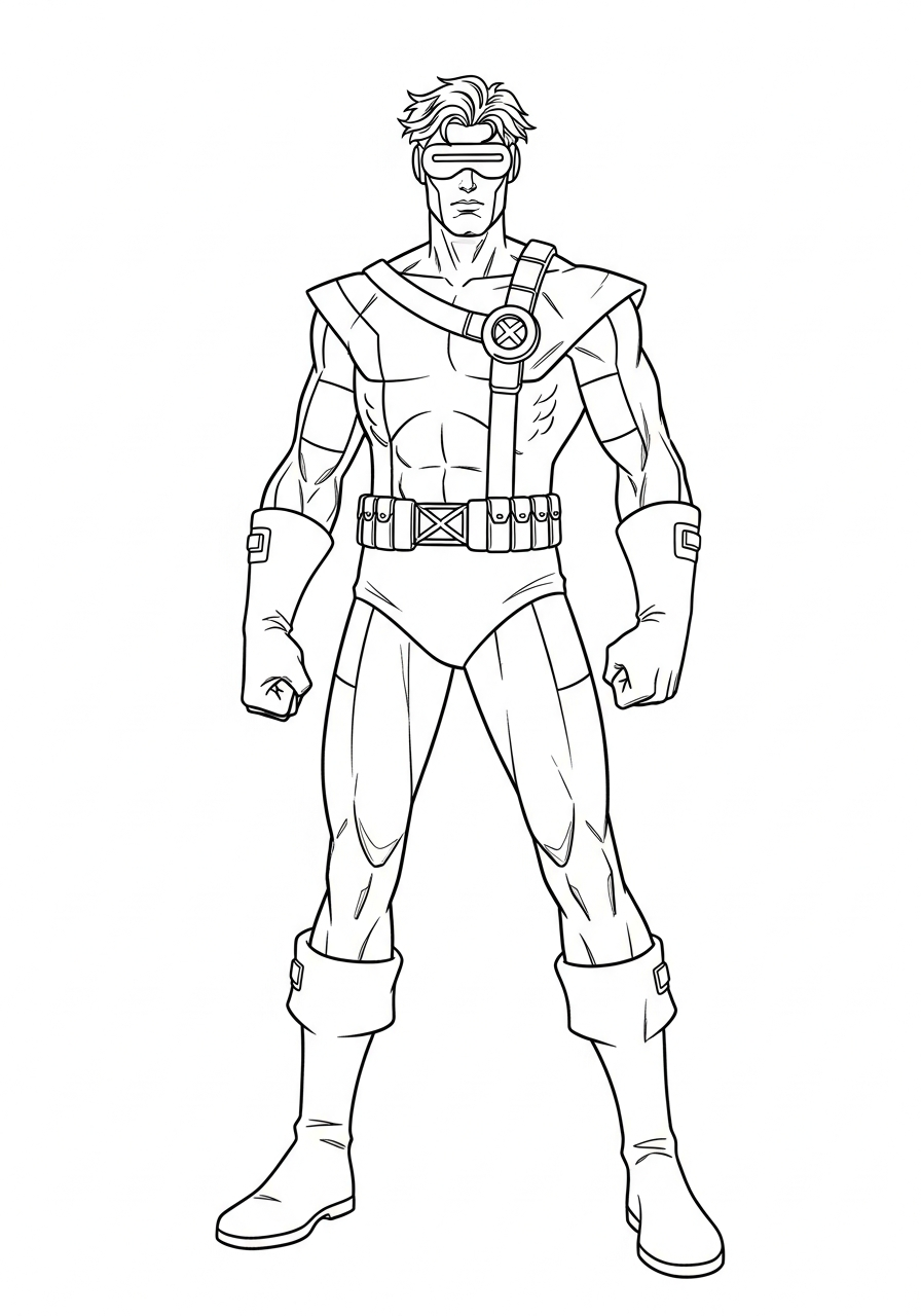 Cyclops da colorare pdf