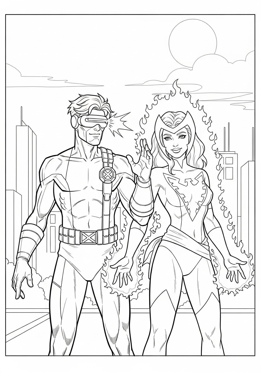 disegni Cyclops da colorare gratis