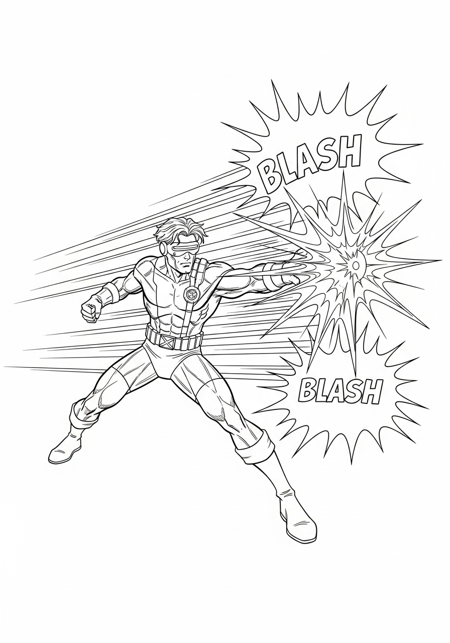 Cyclops disegno da colorare