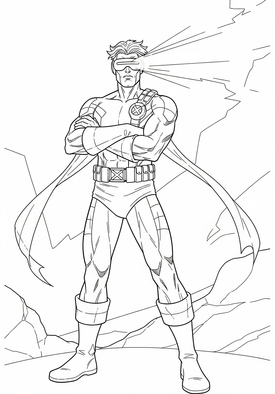 immagini da colorare Cyclops gratis