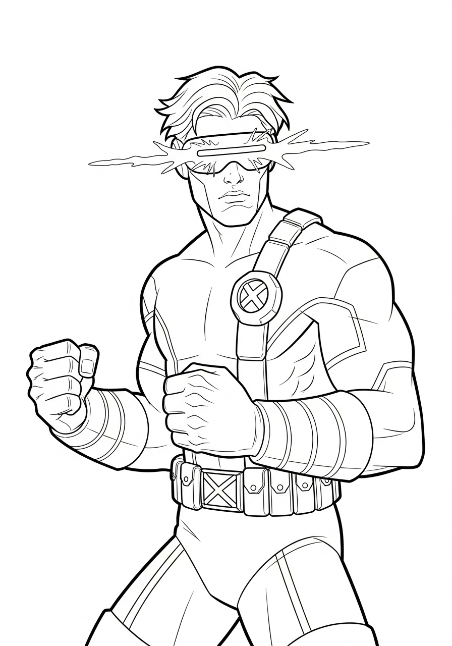 immagini di Cyclops da colorare per bambini