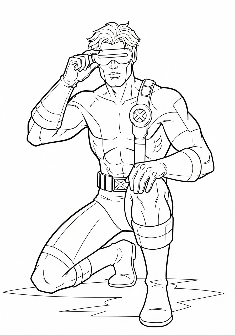 pdf stampare Cyclops da colorare