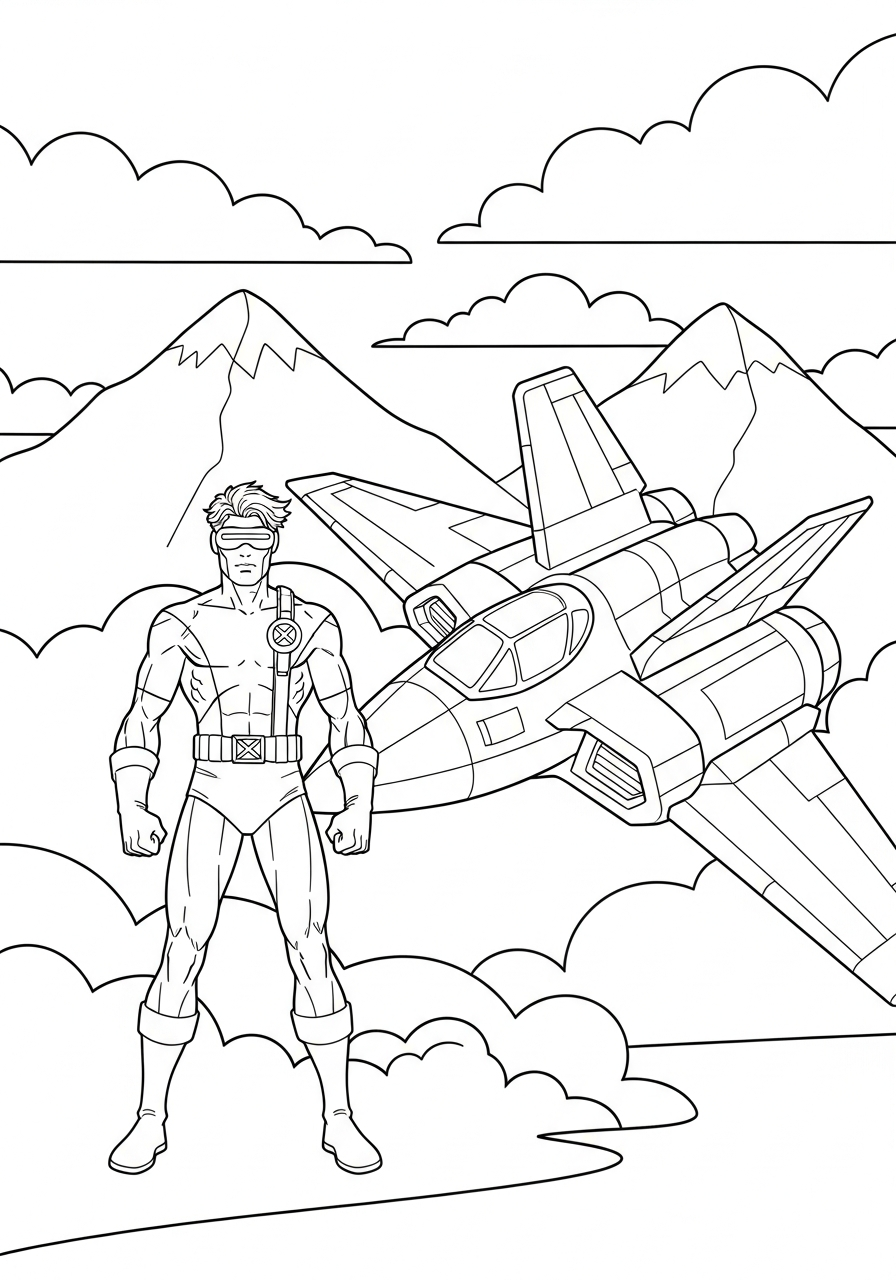 immagine di Cyclops da colorare