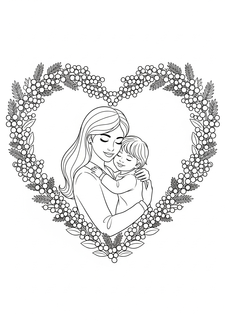 disegno Festa della donna da colorare