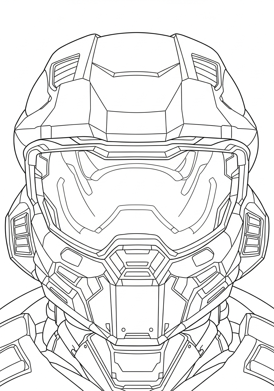 disegni di Halo da colorare e stampare