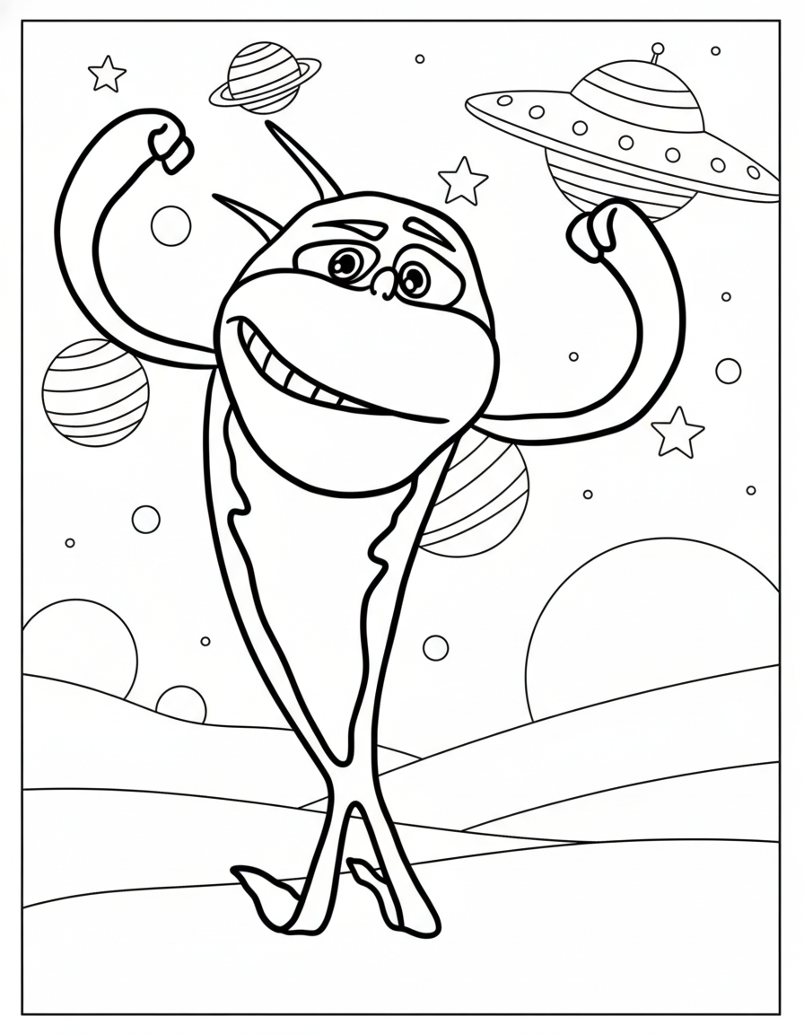 stampe da colorare per bambini Lorax